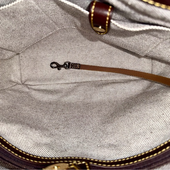 Dooney & Bourke Metallic Python Embossed Leather Collection - Shopper Tote • NWT - Picture 6 of 10